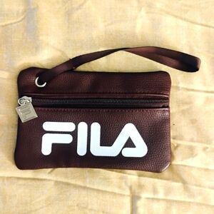 Fila Burgundy Wallet Compact Design